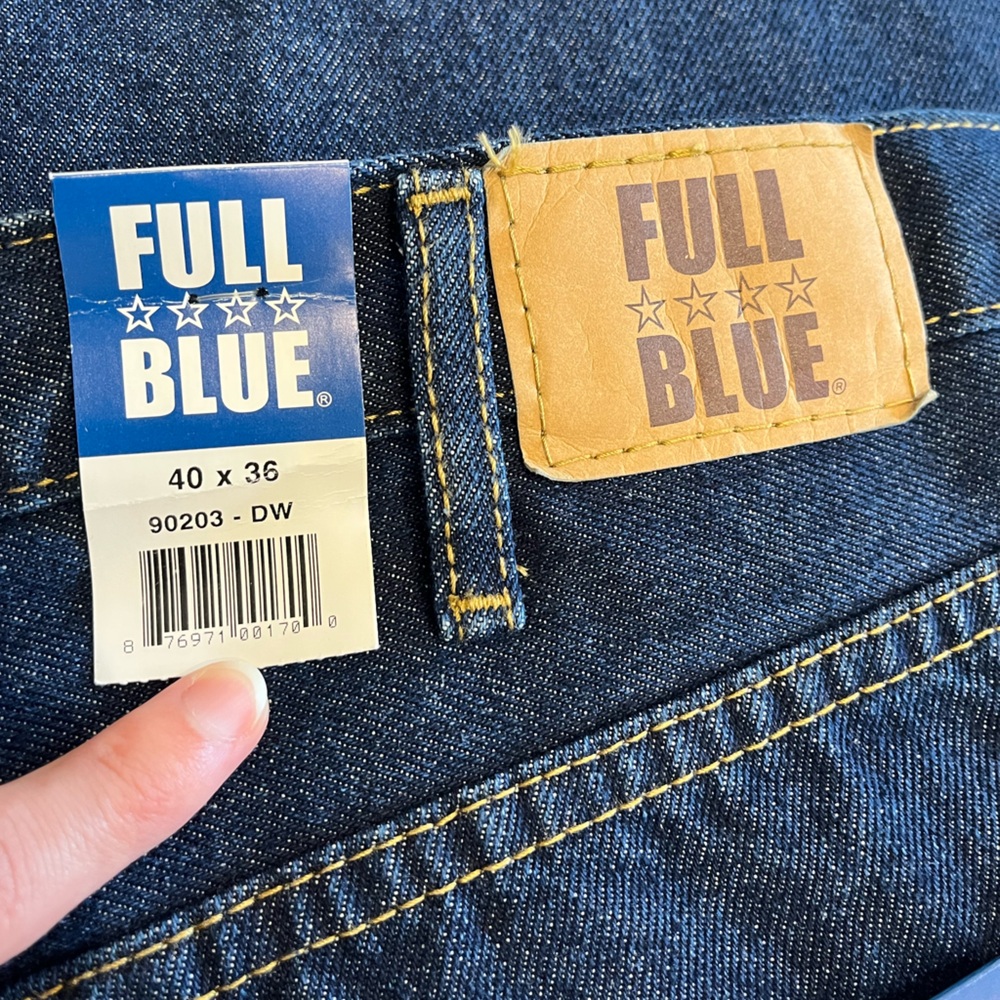 Men's Blue Jeans, Work Jeans - Picture 4 of 4